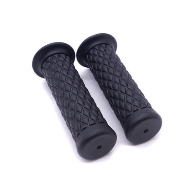 Univerzálna motocyklová 7/8" 22mm vintage gumená rukoväť na riadidlá pre CG125 CB400 Bobber Cafe Racer Custom