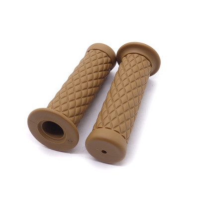 Univerzálna motocyklová 7/8" 22mm vintage gumená rukoväť na riadidlá pre CG125 CB400 Bobber Cafe Racer Custom