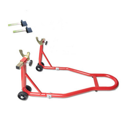 Stojan na motocykel, podpera predného a zadného kolesa, stojan na rám pre autoservis a opravárenské nástroje