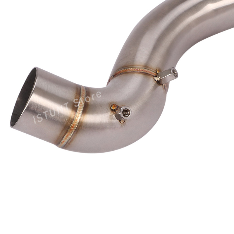 Výfuk z nehrdzavejúcej ocele pre motocykle, stredové rameno, katalyzátor, odstránenie potrubia pre BMW F750GS F850GS F 850 GS 2018 2019 2020 2021 2022