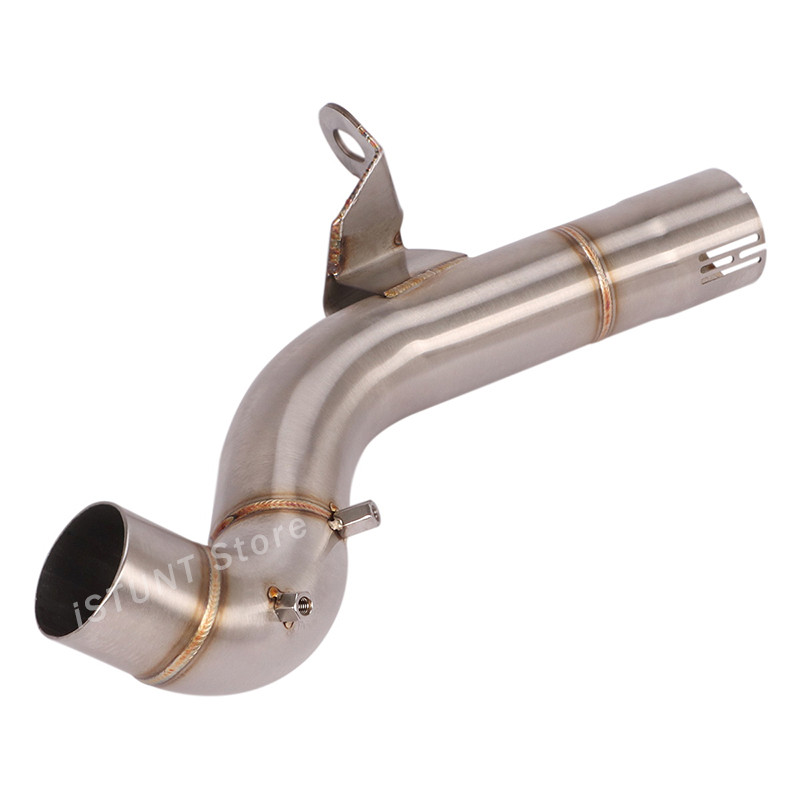 Výfuk z nehrdzavejúcej ocele pre motocykle, stredové rameno, katalyzátor, odstránenie potrubia pre BMW F750GS F850GS F 850 GS 2018 2019 2020 2021 2022