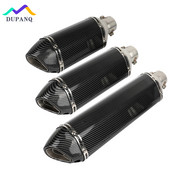 DUPANQ Fibră de carbon țeavă de eșapament pentru motocicletă 250cc 350cc 600cc Escape Moto Tub pentru Nmax Tmax530 Msx125 GSR600