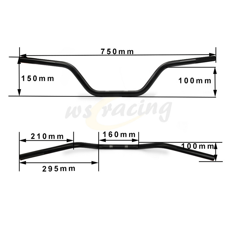 Μοτοσικλέτα 7/8" 22mm Τιμόνι σωλήνες λαβής μπάρας για KTM CRF YZF WRF RMZ RMX KLX KXF Pit Dirt Bike Motocross ATV Quad