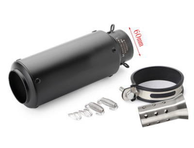 51mm/60mm výfuk pre motocykle s tlmičom výfuku DB killer z uhlíkových vlákien, GP-project výfuk