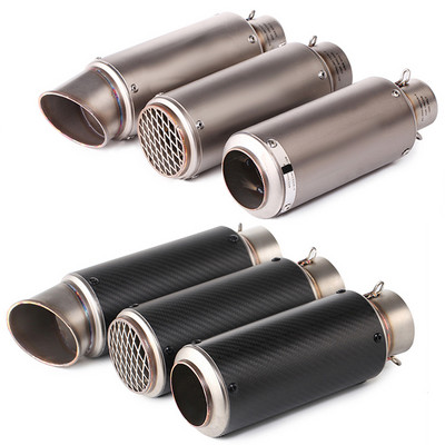 51mm/60mm Motorcycle pipe exhaust with DB killer Motorcycle Exhaust Pipe Muffler Carbon Fiber GP-project Exhaust Pipe