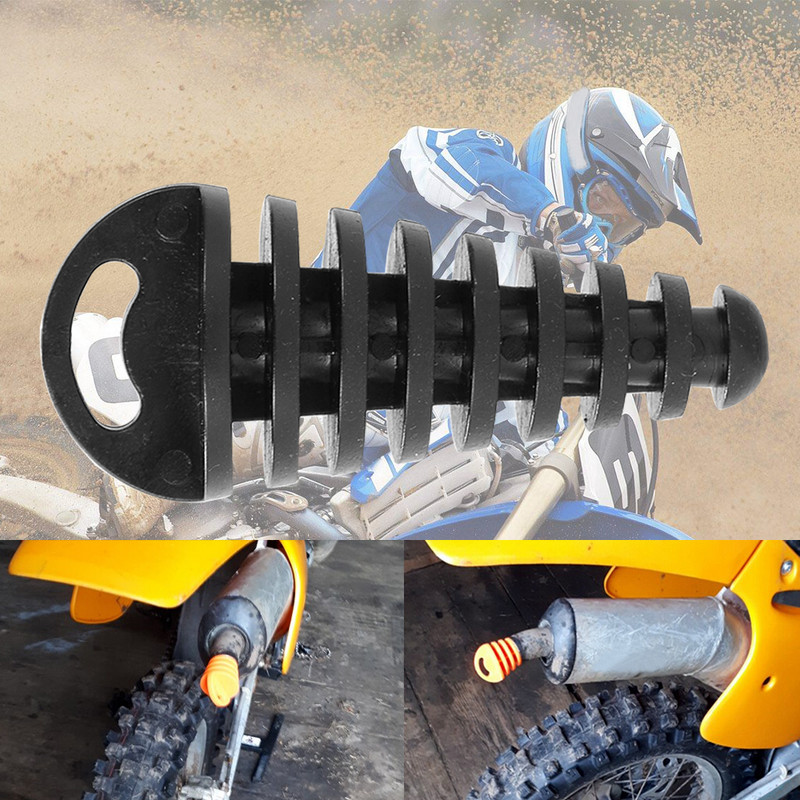 Výfuková zátka motocykla, tlmič výfuku, chránič výfuku pre Kawasaki, Yamaha, KTM, BMW, Honda, Dirt bike
