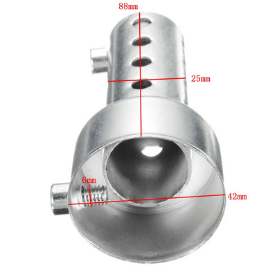 Motocicletă Can DB Killer Amortizor de zgomot Eliminator de zgomot Toba de eșapament reglabilă Amortizor 35mm/42mm/45mm/48mm/60mm