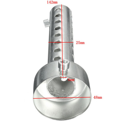 Motocicletă Can DB Killer Amortizor de zgomot Eliminator de zgomot Toba de eșapament reglabilă Amortizor 35mm/42mm/45mm/48mm/60mm