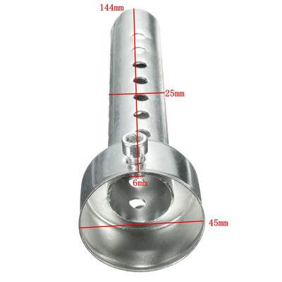 Motocicletă Can DB Killer Amortizor de zgomot Eliminator de zgomot Toba de eșapament reglabilă Amortizor 35mm/42mm/45mm/48mm/60mm