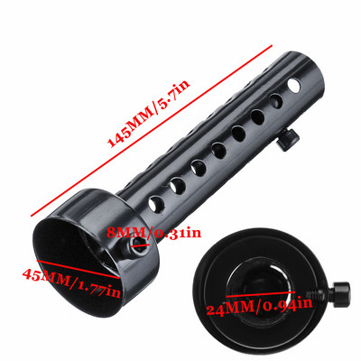 Motocicletă Can DB Killer Amortizor de zgomot Eliminator de zgomot Toba de eșapament reglabilă Amortizor 35mm/42mm/45mm/48mm/60mm