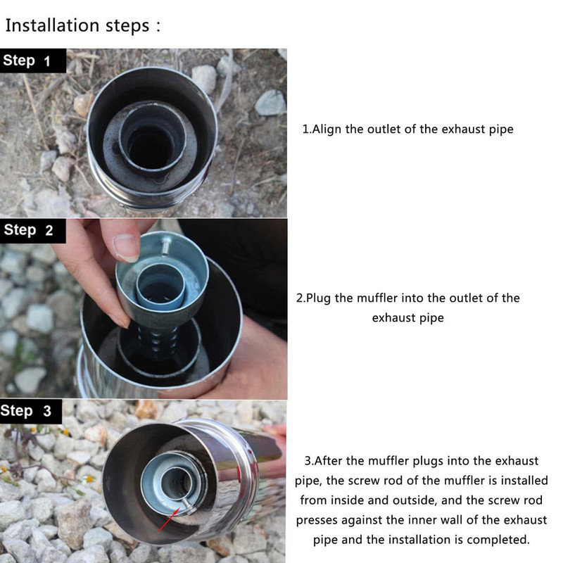 Mootorratta Can DB Killer summuti müra heli eemaldaja väljalaske reguleeritav summuti summuti 35mm/42mm/45mm/48mm/60mm