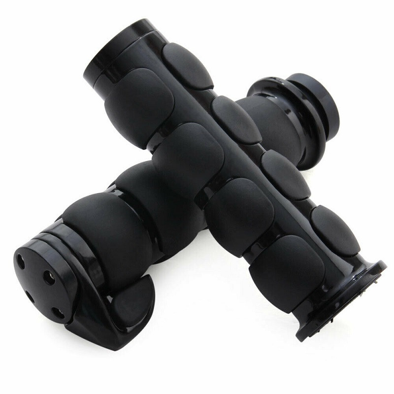 1" 25 mm chrómové rukoväte na motocykel, vhodné pre Harley Dyna Sportster Cruiser, mäkká pohodlná rukoväť