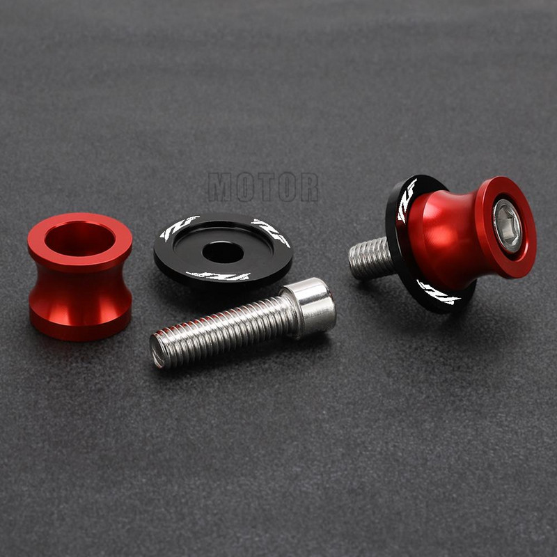 YZF motorkerékpár 6 mm-es lengőkaros orsók állvány csavarok csúszka YAMAHA YZF R1 R3 R6 R25 2013-2021 2019 2018 2017 2016 2015 2014 M6-hoz