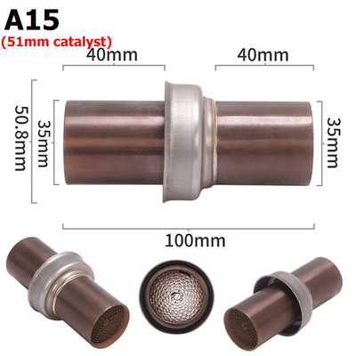 Universaalne 48 mm 51 mm 60 mm esiotsa katalüsaator DB tapja mootorratta väljalaske summuti summuti mürasummuti jaoks