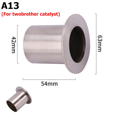 Universaalne 48 mm 51 mm 60 mm esiotsa katalüsaator DB tapja mootorratta väljalaske summuti summuti mürasummuti jaoks