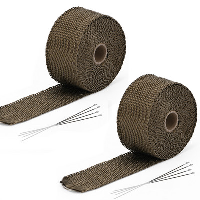 Ingyenes házhozszállítás motorkerékpár-kipufogó-termikus kipufogó-szalagfej, hőtekercselésálló lefolyócső motorkerékpár autótartozékokhoz