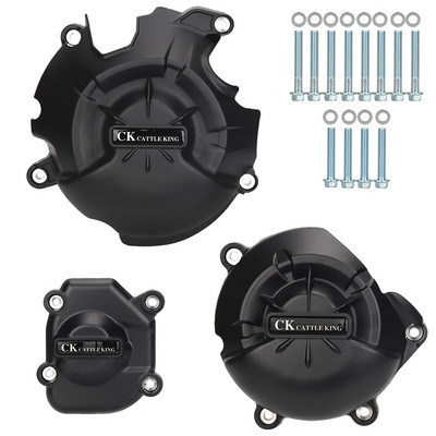 Skirta Z800 Kawasaki Z800e Variklio apsaugos dangtelio dėklo komplektas Motociklo apsaugos priedai, skirti Z 800 800e 2013 2014 2015 2016 2017 m.