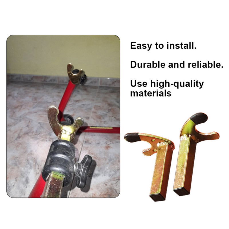 2 kom/par Stalci za motocikle i bicikle Potporni okvir za kotače Stalak Okretna ruka za podizanje Tronožac Kuke Vilica U-style Guma L Tip 10 cm duljine