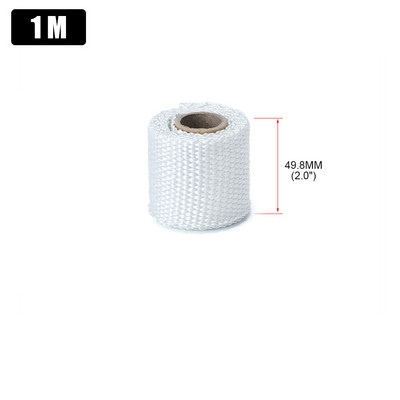Rolă de înaltă calitate 5cm * 5M 10M 15M titan/negru pentru evacuare termică pentru bandă de protecție termică din fibră de sticlă pentru motociclete cu legături inoxidabile
