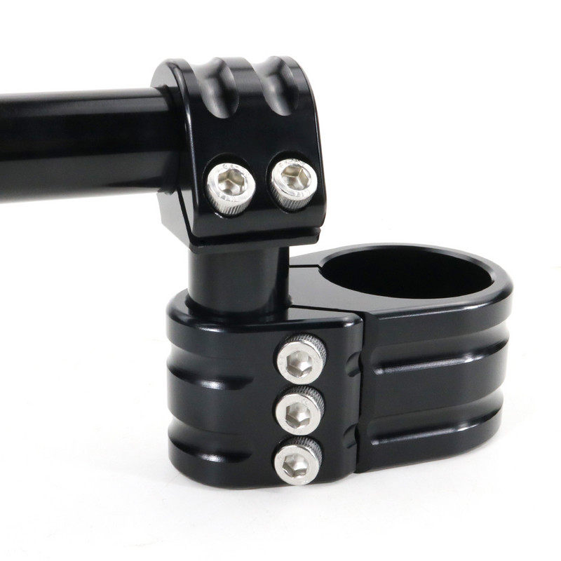 Univerzális illeszkedés 37 mm-es 41 mm-es 43 mm-es 50 mm-es 53 mm-es 55 mm-es motorkerékpárhoz, állítható csíptetős kormányrúd MultiClip klipsz CNC alumínium