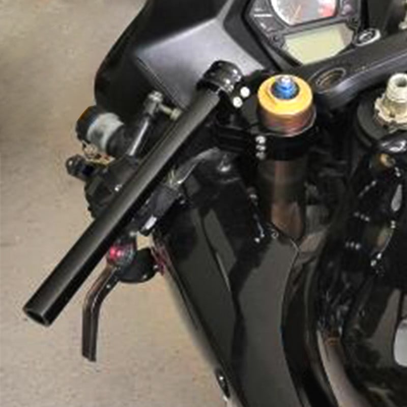 Univerzális illeszkedés 37 mm-es 41 mm-es 43 mm-es 50 mm-es 53 mm-es 55 mm-es motorkerékpárhoz, állítható csíptetős kormányrúd MultiClip klipsz CNC alumínium