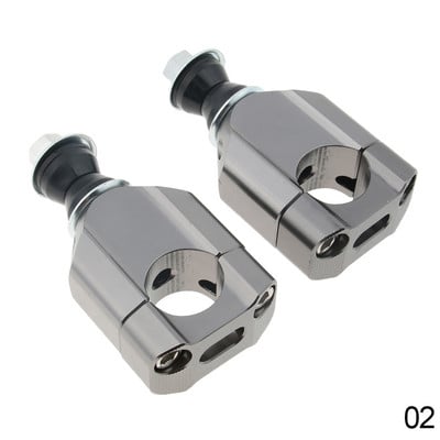 2 DB 28 mm-es CNC alumínium univerzális motorkerékpár kormányrúd zsírrúd rögzítő bilincsek emelők emelő Dirt bike motorkerékpár 1 1/8" kormány