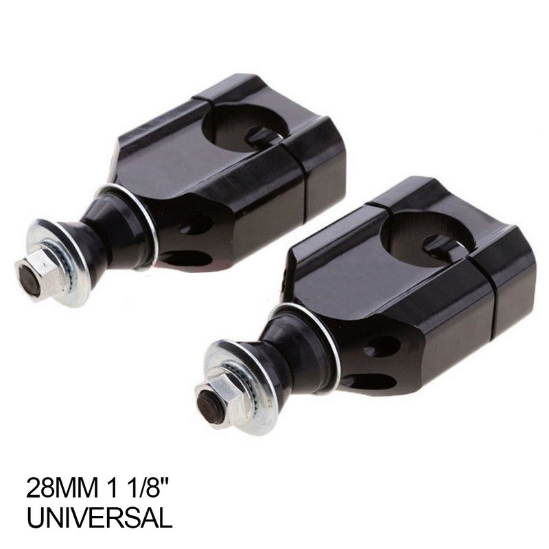 2 DB 28 mm-es CNC alumínium univerzális motorkerékpár kormányrúd zsírrúd rögzítő bilincsek emelők emelő Dirt bike motorkerékpár 1 1/8" kormány