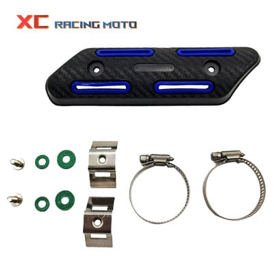 Motorkerékpár kipufogó hőpajzs védő CR CRF YZ YZF EXC SXF SX XC XCF KLX KX RMZ Honda KTM Yamaha Kawasaki védőburkolathoz
