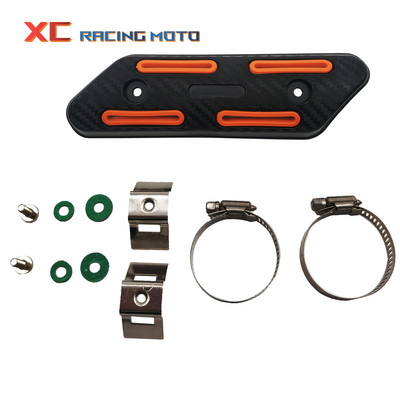 Motorkerékpár kipufogó hőpajzs védő CR CRF YZ YZF EXC SXF SX XC XCF KLX KX RMZ Honda KTM Yamaha Kawasaki védőburkolathoz