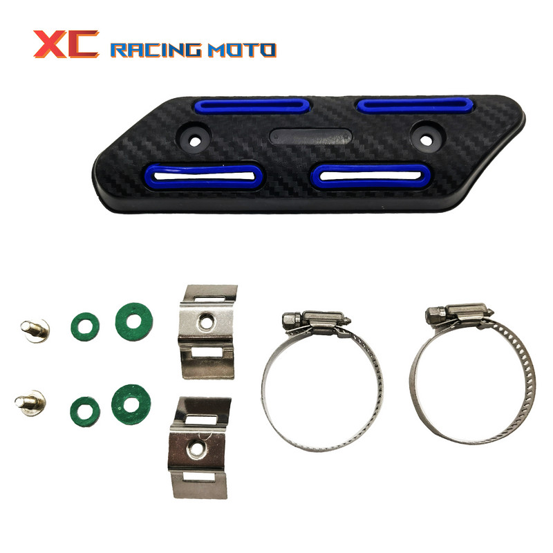Motorkerékpár kipufogó hőpajzs védő CR CRF YZ YZF EXC SXF SX XC XCF KLX KX RMZ Honda KTM Yamaha Kawasaki védőburkolathoz