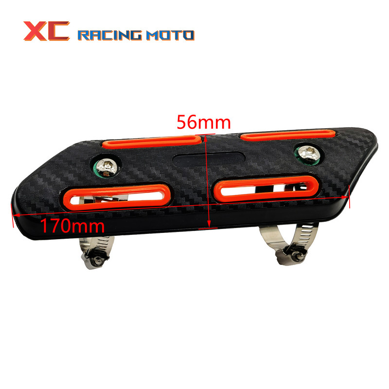 Motorkerékpár kipufogó hőpajzs védő CR CRF YZ YZF EXC SXF SX XC XCF KLX KX RMZ Honda KTM Yamaha Kawasaki védőburkolathoz