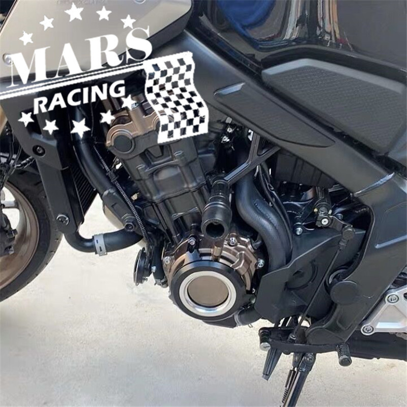 Motor oldali védőburkolat védőburkolata baleseti csúszka leesésvédő illik honda cb650r cbr650r 2018 2019 2020 neo kávéhoz