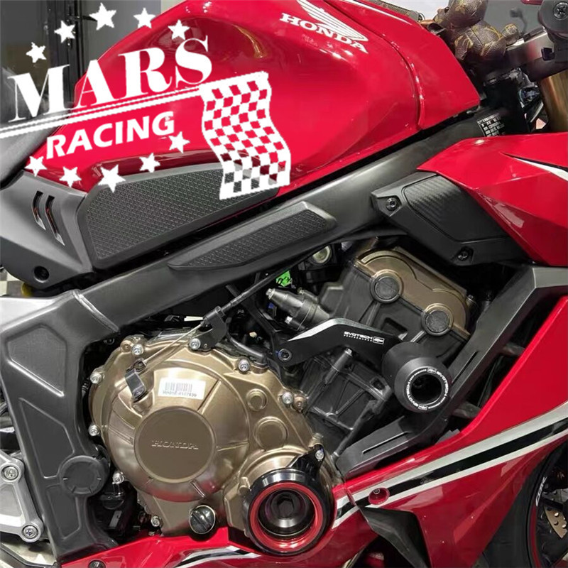 Motor oldali védőburkolat védőburkolata baleseti csúszka leesésvédő illik honda cb650r cbr650r 2018 2019 2020 neo kávéhoz