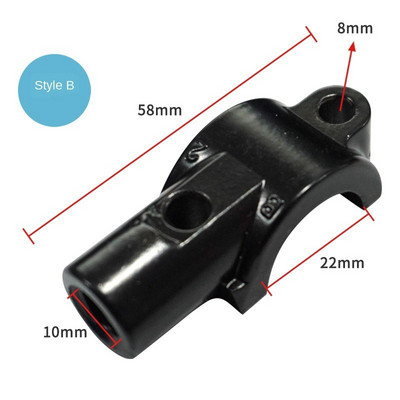 1 бр. 22 мм 7/8" държачи за огледала за мотоциклети Скоба за скоба за кормило на мотоциклет Мотопед Dirt Pit Bike ATV Quad 4 Wheeler M10