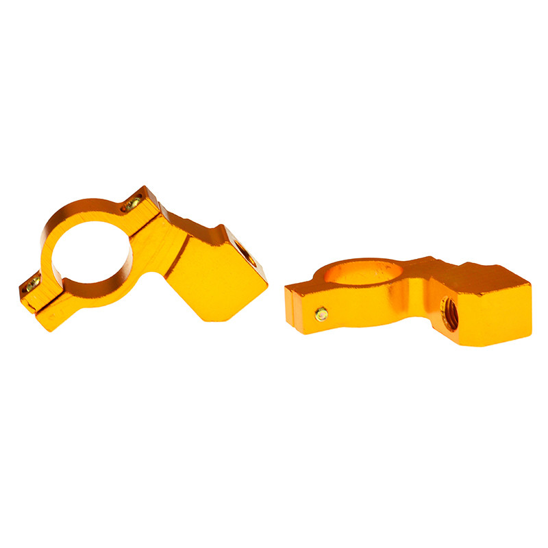2 kom. Univerzalnog motocikla, bicikla, ATV-a, nosača stražnjeg retrovizora, adaptera, držača stezaljke, vijka CNC, aluminij, 22 mm 7/8" upravljač