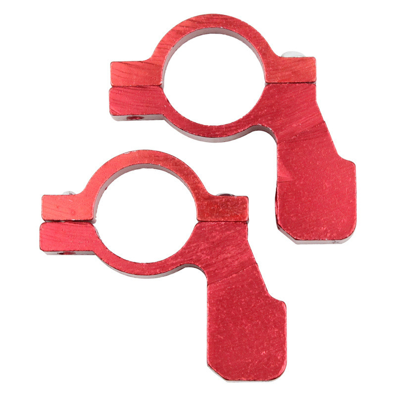 2 kom. Univerzalnog motocikla, bicikla, ATV-a, nosača stražnjeg retrovizora, adaptera, držača stezaljke, vijka CNC, aluminij, 22 mm 7/8" upravljač