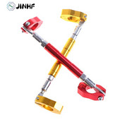 22 mm Universāls motocikls Motocikls Stūres stieņa netīrumu velosipēda ratiņi regulējami stieņa līdzsvara stieņa šķērsgriezuma rokturi pastiprina rokturi