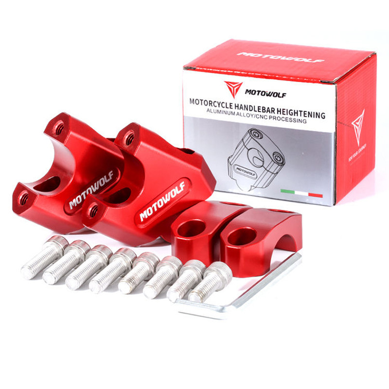 3-farebná univerzálna svorka na riadidlá motocykla, 28 mm, 22 mm pre Honda, BMW R1200GS, YAMAHA MT07, MT09