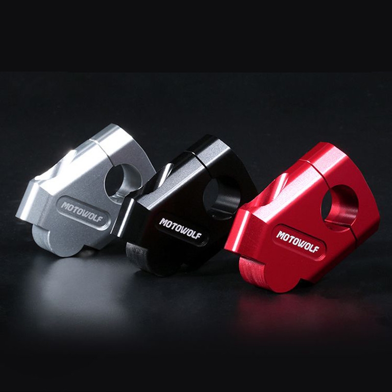 3-farebná univerzálna svorka na riadidlá motocykla, 28 mm, 22 mm pre Honda, BMW R1200GS, YAMAHA MT07, MT09