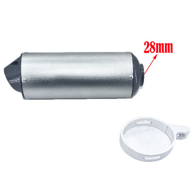 38mm 28mm koncovka výfuku pre motocykle 125 150 160cc Dirt Pit Bike ATV čierna sivá Kayo BSE