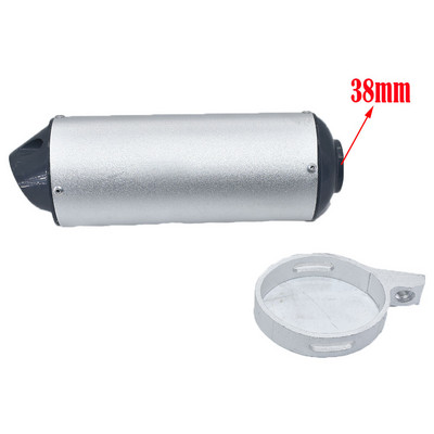 38mm 28mm koncovka výfuku pre motocykle 125 150 160cc Dirt Pit Bike ATV čierna sivá Kayo BSE