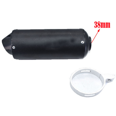 38mm 28mm koncovka výfuku pre motocykle 125 150 160cc Dirt Pit Bike ATV čierna sivá Kayo BSE