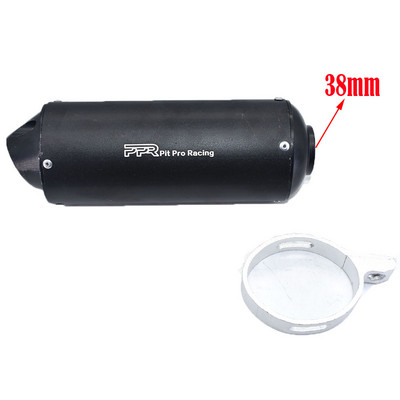 38mm 28mm koncovka výfuku pre motocykle 125 150 160cc Dirt Pit Bike ATV čierna sivá Kayo BSE
