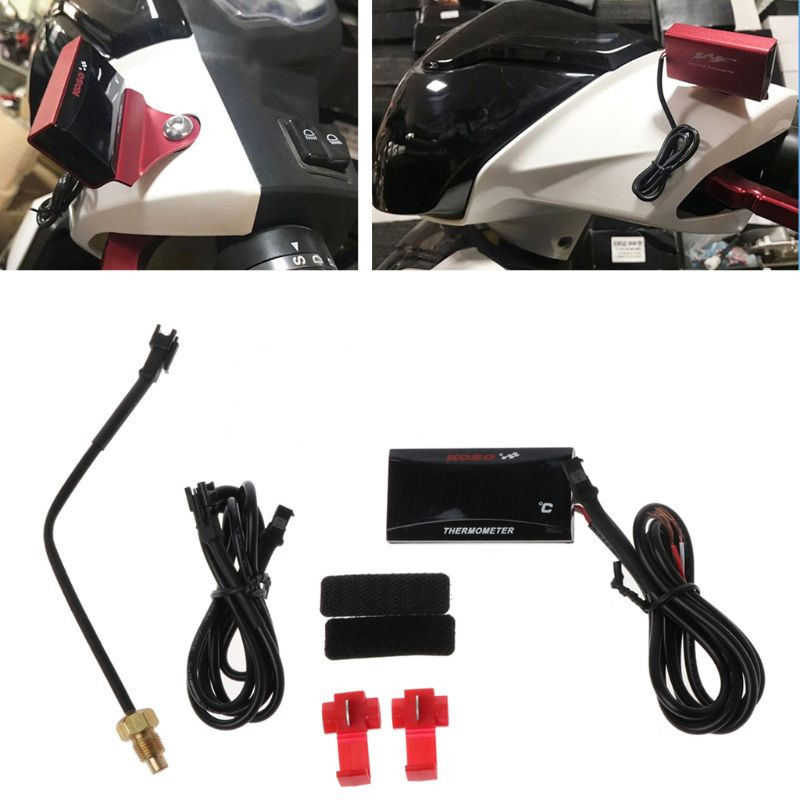 Motocikl LCD Digitalni termometar Instrument Mjerač temperature vode za KOSO Yamaha Racing Scooter Universal
