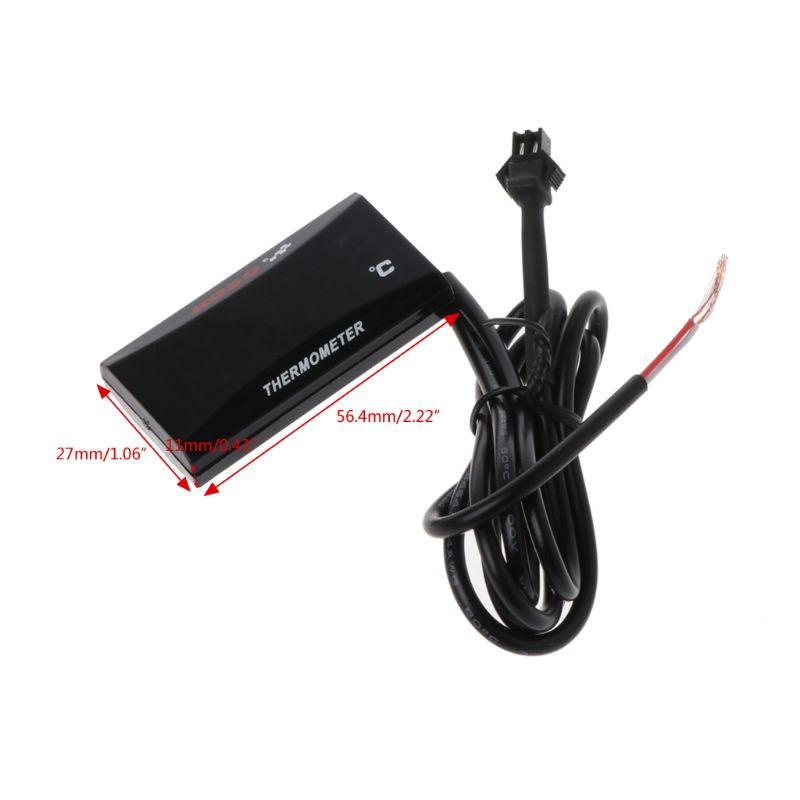 Motocikl LCD Digitalni termometar Instrument Mjerač temperature vode za KOSO Yamaha Racing Scooter Universal