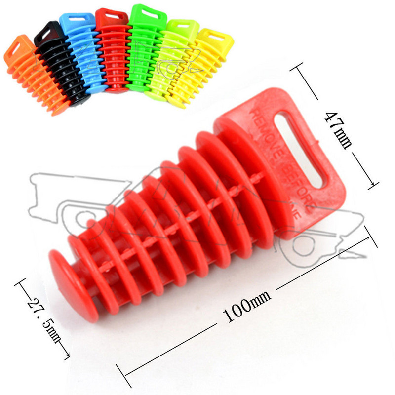 Заглушител за ауспух за мотоциклет Wash Plug заглушител протектор за тръба за измиване Dirt Pit ATV Bike Silencer За Kawasaki Yamaha KTM BMW Honda