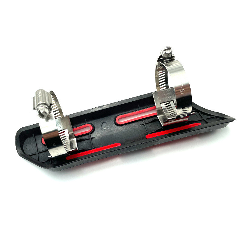 Протектор за топлинен щит на ауспуха на мотоциклет ABS Защитен капак на изпускателната тръба на мотоциклета за офроуд превозно средство Декоративен топлинен щит