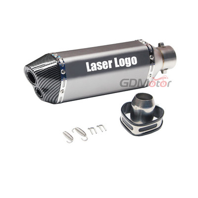 MT07 R1 ER6N CBR250R motorkerékpár kipufogógáz módosított kipufogócső robogó Pit Bike Dirt Motocross számára Nmax Tmax530 Msx125-höz