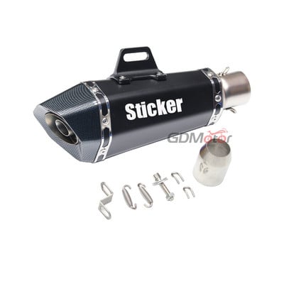 MT07 R1 ER6N CBR250R motorkerékpár kipufogógáz módosított kipufogócső robogó Pit Bike Dirt Motocross számára Nmax Tmax530 Msx125-höz