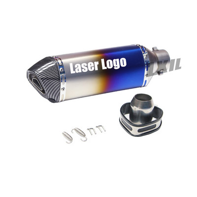 MT07 R1 ER6N CBR250R motorkerékpár kipufogógáz módosított kipufogócső robogó Pit Bike Dirt Motocross számára Nmax Tmax530 Msx125-höz